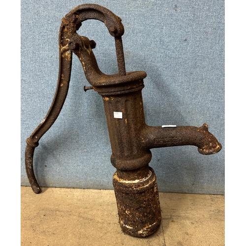 315 - A Victorian style cast iron water pump