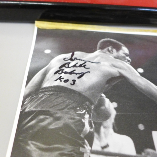 776 - Boxing - autographed photographs selection including Sir Henry Cooper and Ricky Hatton (5)