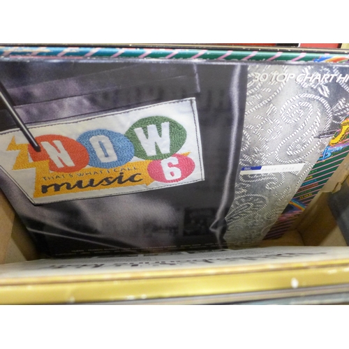 811 - A box of mixed LP records, pop, rock, soul, etc.