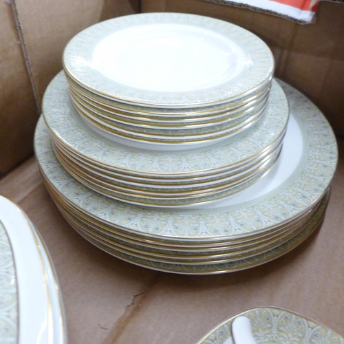 818 - Royal Doulton Sonnet dinner wares, six setting with tureens and gravy boat **PLEASE NOTE THIS LOT IS... 