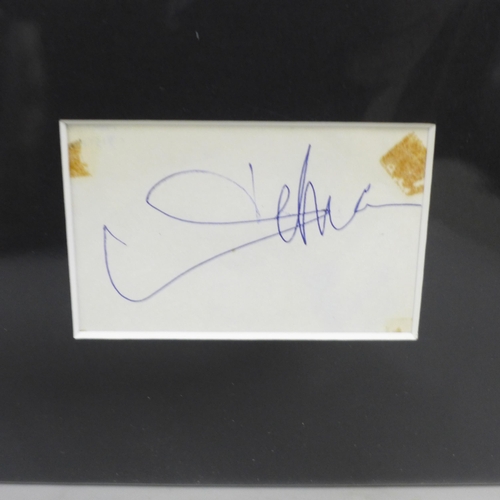 824 - A Marlene Dietrich signed display