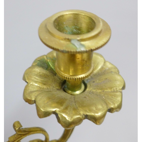 830 - Brass piano sconses