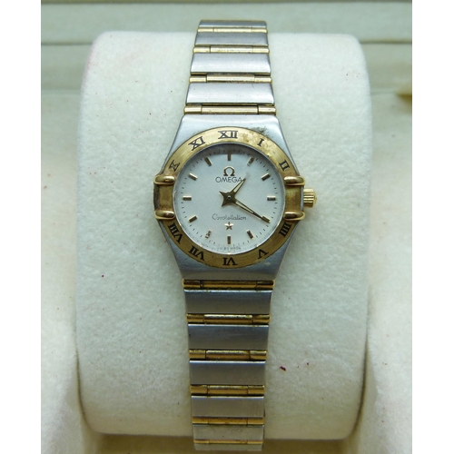 868 - A lady's Omega Constellation wristwatch, boxed