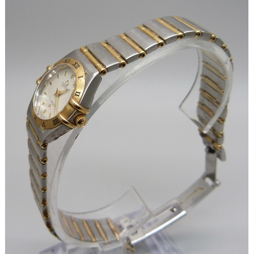 868 - A lady's Omega Constellation wristwatch, boxed