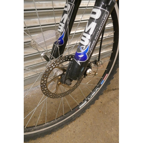 2164 - A Saxon Monocoque Carnage steel framed full suspension, front disk brake mountain bike