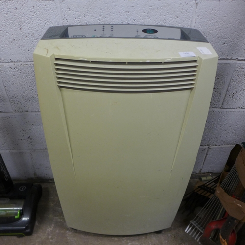 2146 - A Delonghi NF170 air conditioning unit with user manual