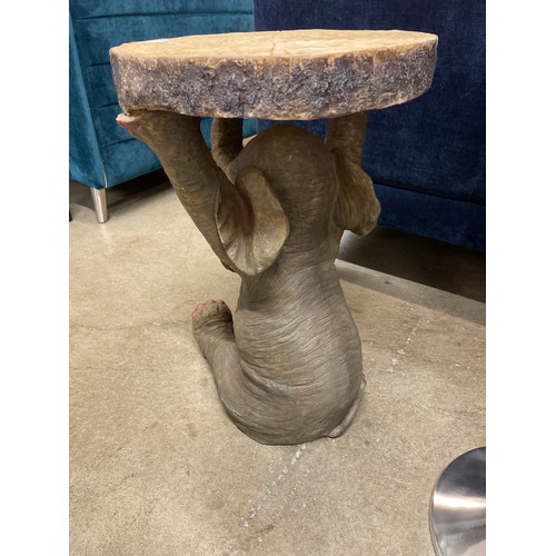1320A - An Elephant lamp table/stool