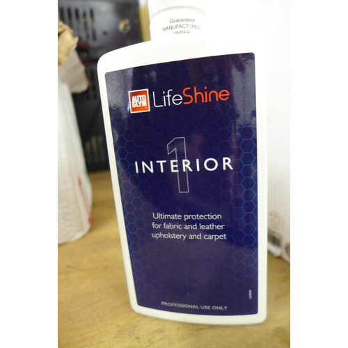 2276 - A large quantity of Auto Glym Lifeshine products including 500ml bottles of ultimate interior protec... 