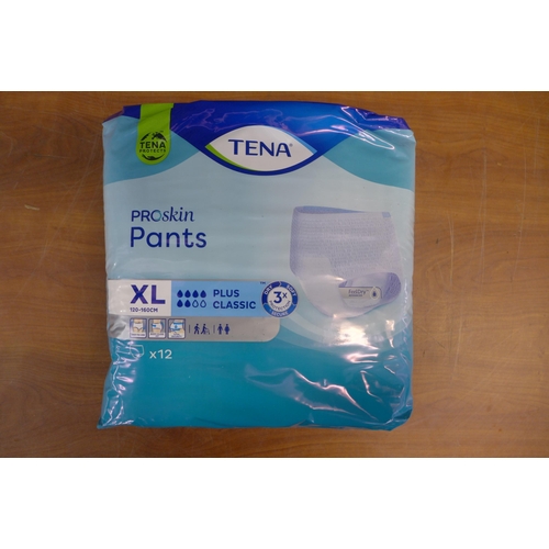 2289 - A box of 6 packs of XL Tena pro-skin pants - 12 pairs per pack