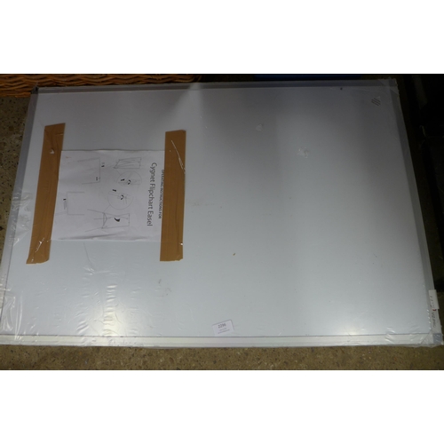 2296 - 2 Viz Pro 'A' framed white boards - both unused and packaged