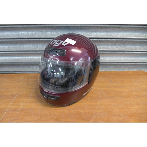 2318 - A Spada size large motorcycle jacket and a Skema AGV motorcycle helmet