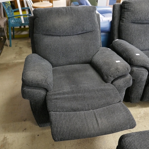 1547 - A La-z boy Tamla recliner chair and footstool