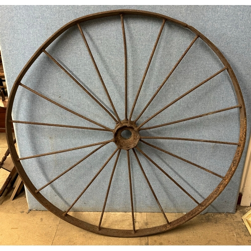 351B - A cast iron wheel