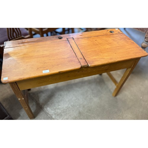 293 - A beech school desk