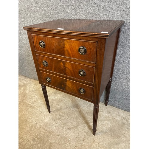 148 - A small Regency style mahogany chest of drawers