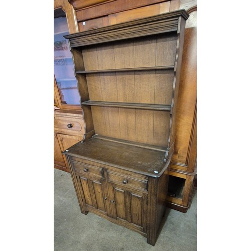 282D - A carved oak dresser