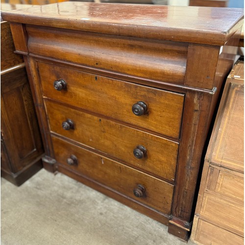 258 - A Victorian mahogany chest of drawers