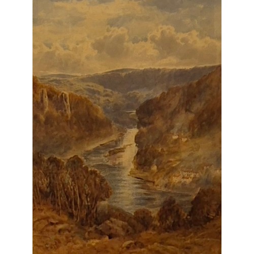 5 - Herbert Moxon Cook (1844-1928), The River Wye from Symonds Yat, watercolour, signed lower left, 61 x... 