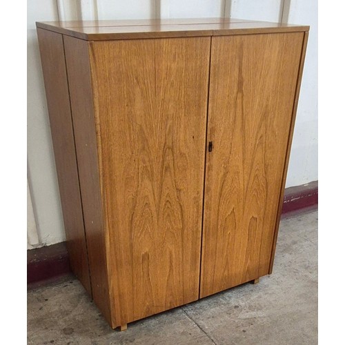 10 - A Newcraft Ltd. teak Home Office cabinet