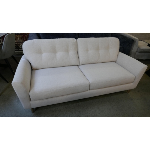 1361 - A linen upholstered three seater sofa RRP £1199