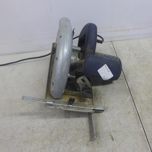 2008 - A Makita MLS-100 240V electric chop saw and a Ferm FKS-180 240v power saw