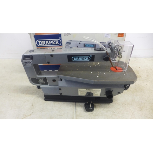 2015 - A Draper FS16A 240v 400mm fret saw in box