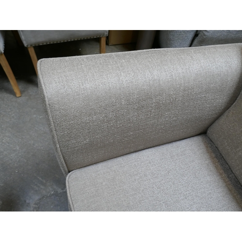 1461 - A biscuit upholstered L shaped sofa - slight wear