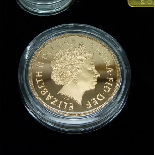 1010 - The Royal Mint The 2001 UK Gold Proof Four-Coin Sovereign Collection, No. 0033