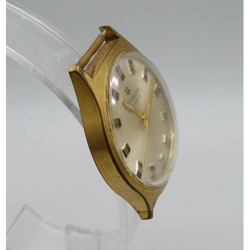 1031 - A German made manual wind Junghans 17 jewel wristwatch, 33mm case, (small crack in the watch glass)