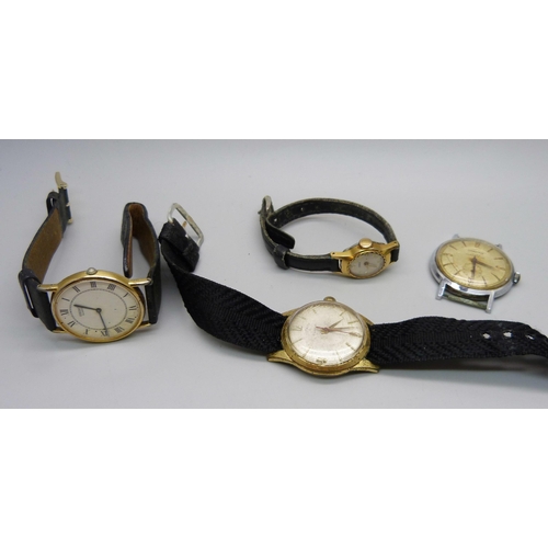 1035 - Three wristwatches Seiko, Gramar Rotary and a lady's Oris wristwatch