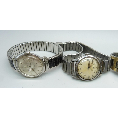 1060 - A collection of wristwatches including Seiko, Rone, Sekonda, Rocar, Majex & Muralt