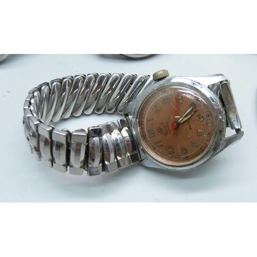 1060 - A collection of wristwatches including Seiko, Rone, Sekonda, Rocar, Majex & Muralt