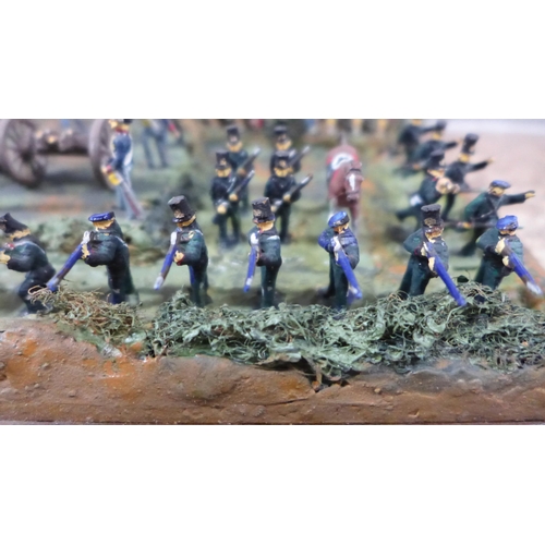 1124 - War gaming Napoleonic re-enactment boards, some loose **PLEASE NOTE THIS LOT IS NOT ELIGIBLE FOR IN-... 