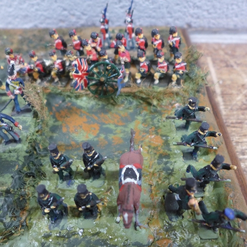 1124 - War gaming Napoleonic re-enactment boards, some loose **PLEASE NOTE THIS LOT IS NOT ELIGIBLE FOR IN-... 