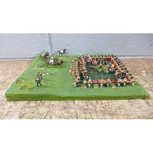 1124 - War gaming Napoleonic re-enactment boards, some loose **PLEASE NOTE THIS LOT IS NOT ELIGIBLE FOR IN-... 