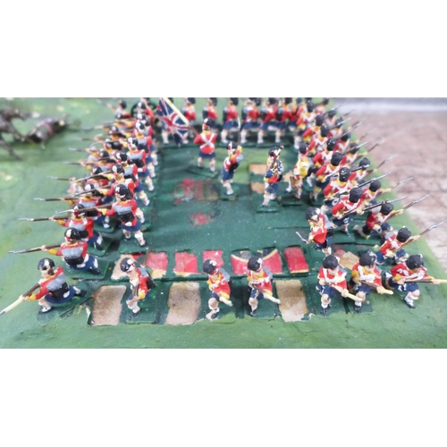 1124 - War gaming Napoleonic re-enactment boards, some loose **PLEASE NOTE THIS LOT IS NOT ELIGIBLE FOR IN-... 