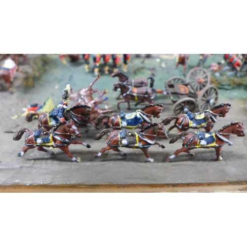 1124 - War gaming Napoleonic re-enactment boards, some loose **PLEASE NOTE THIS LOT IS NOT ELIGIBLE FOR IN-... 