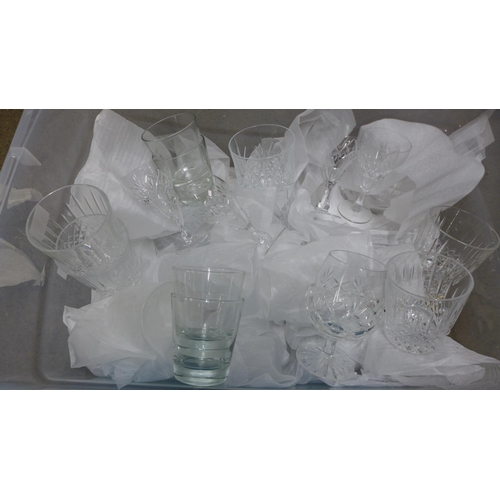 1127 - Four boxes of four Nirvana champagne flutes and a box of crystal glasses **PLEASE NOTE THIS LOT IS N... 