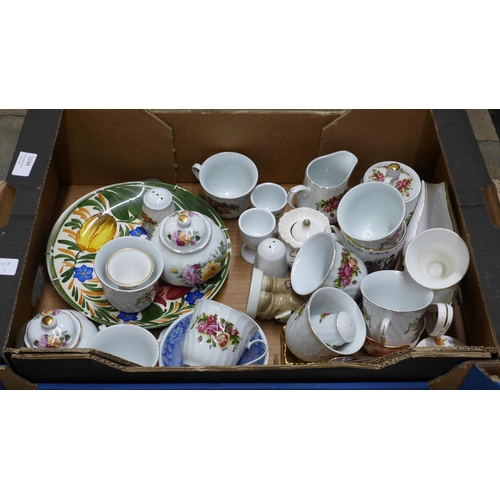 1134 - Two boxes of decorative china **PLEASE NOTE THIS LOT IS NOT ELIGIBLE FOR IN-HOUSE POSTING AND PACKIN... 