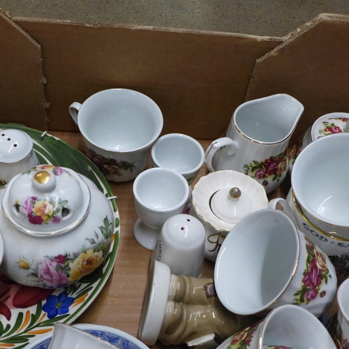 1134 - Two boxes of decorative china **PLEASE NOTE THIS LOT IS NOT ELIGIBLE FOR IN-HOUSE POSTING AND PACKIN... 