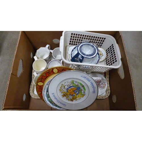 1135 - A box of Royalty commemorative china **PLEASE NOTE THIS LOT IS NOT ELIGIBLE FOR IN-HOUSE POSTING AND... 