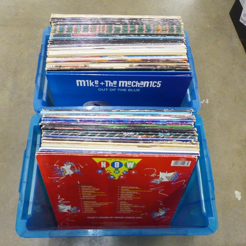 1142 - Two boxes of Now That's What I Call Music LP records including many duplicates **PLEASE NOTE THIS LO... 