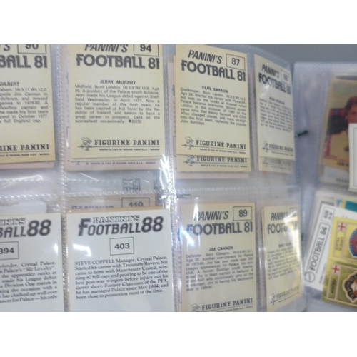617 - Football trade cards, Crystal Palace collection, 240*