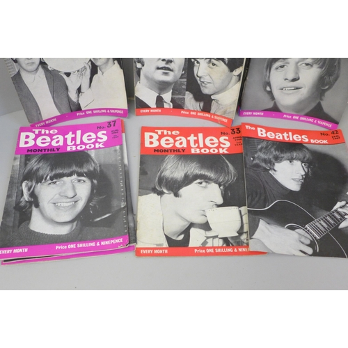 656 - Twenty five The Beatles book monthly publications, 1960s