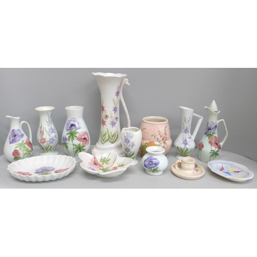 700 - Thirteen items of E. Radford pottery **PLEASE NOTE THIS LOT IS NOT ELIGIBLE FOR IN-HOUSE POSTING AND... 