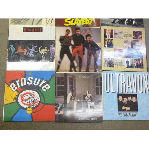 725 - Fifteen LP records, various, 1970s/1980s