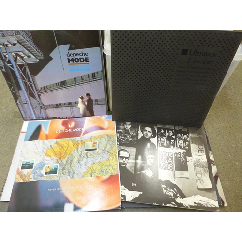 735 - 1980s LP records, Depeche Mode, Blondie, Yazoo, etc., Blondie CDs and a DVD