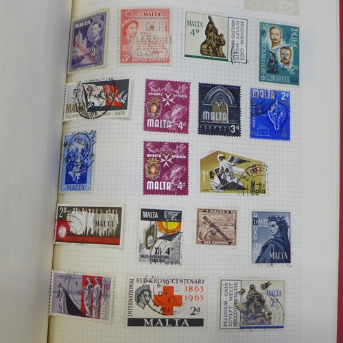 754 - A box of stamps, covers, etc.