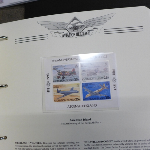 756 - Three albums of Aviation Heritage First Day Covers and coin covers