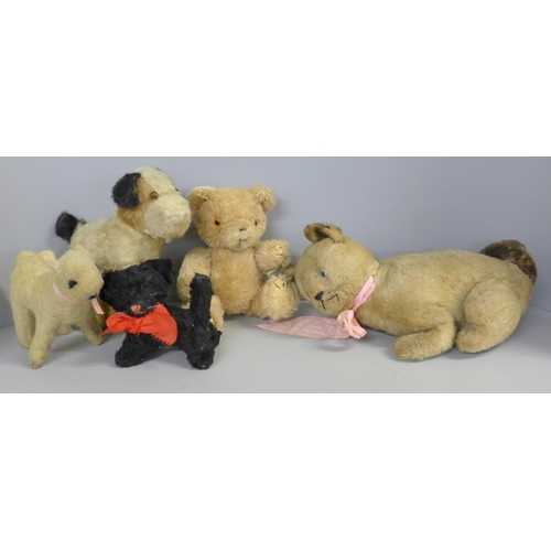 769 - Teddy Bears and soft toy dogs